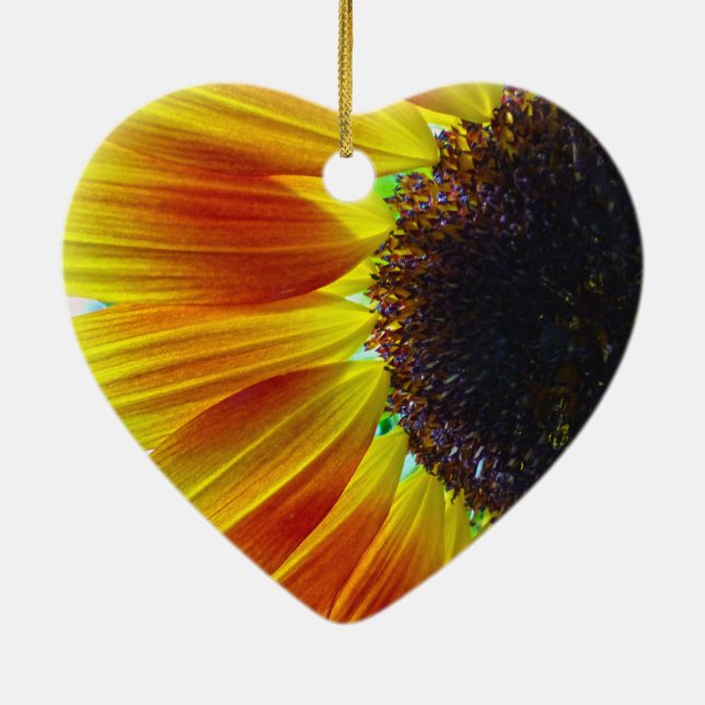 Solfjäderblomma Julgransprydnad Keramik (Baksidan)