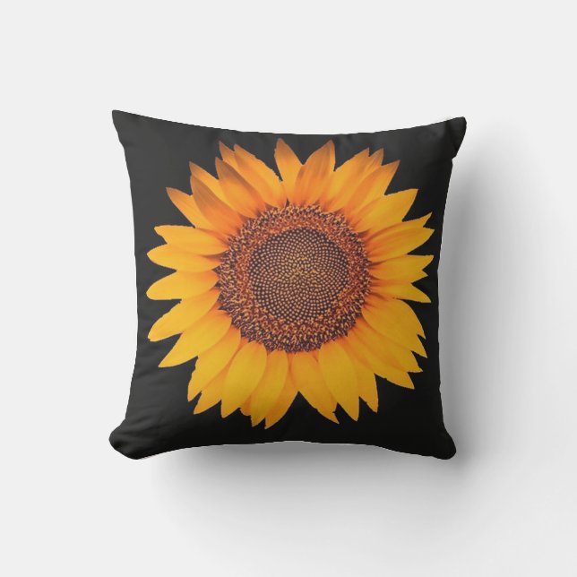 Solfjäderblomma Kudde (Framsida)