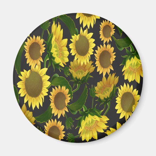 Solfjäderblomma Magnet (Framsidan)