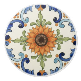 Solfjäderblomma Medelhavet Blå Orange Kräm Knopp