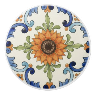 Solfjäderblomma Medelhavet Blå Orange Kräm Knopp
