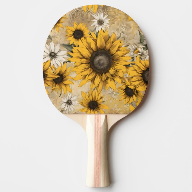 Solfjäderblomma Pingisracket (Framsidan)
