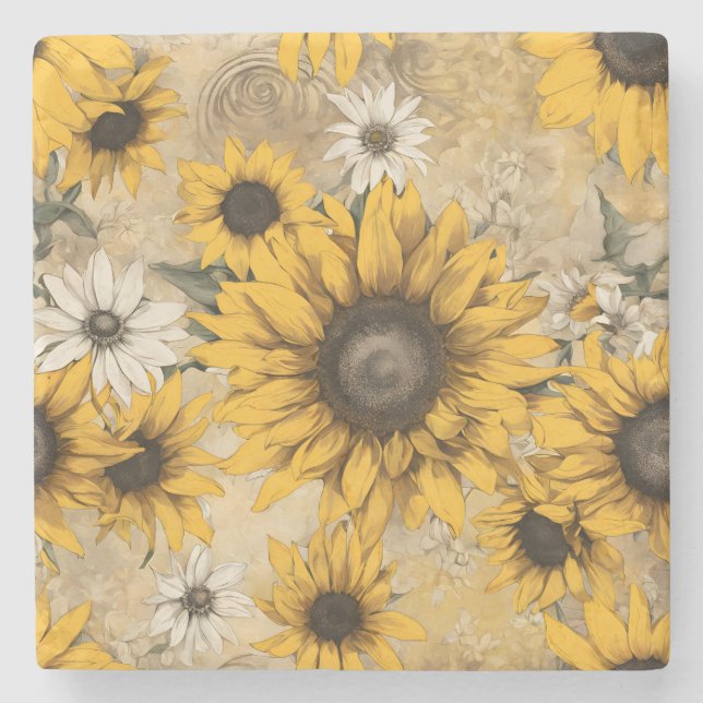 Solfjäderblomma Stenunderlägg (Framsidan)