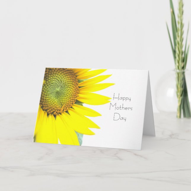 Solfjäderglad mors dag kort (Framsida)