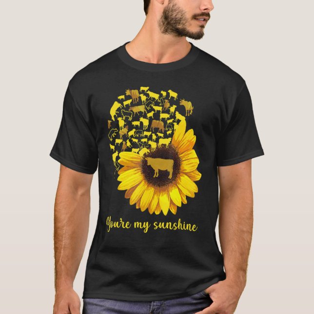 Solfjädersko Du Är Min Solsken Ko T Shirt (Framsida)