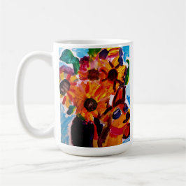 Solfjälder och chihuahua kaffemugg