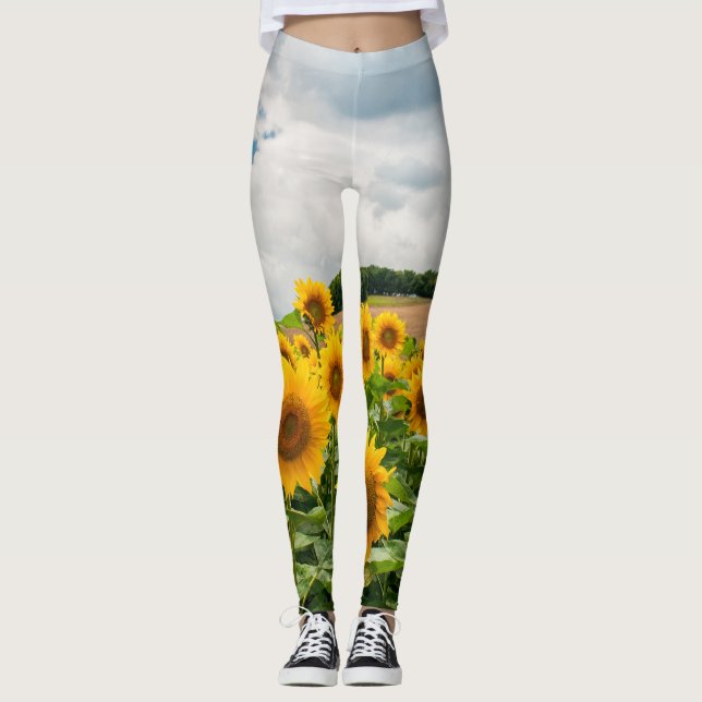 Solfjälkar Leggings (Framsida)