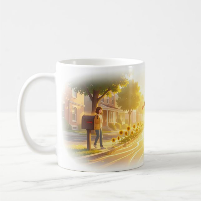 SolfjälsGatans Glada Morgonljus Mugg (Vänster)