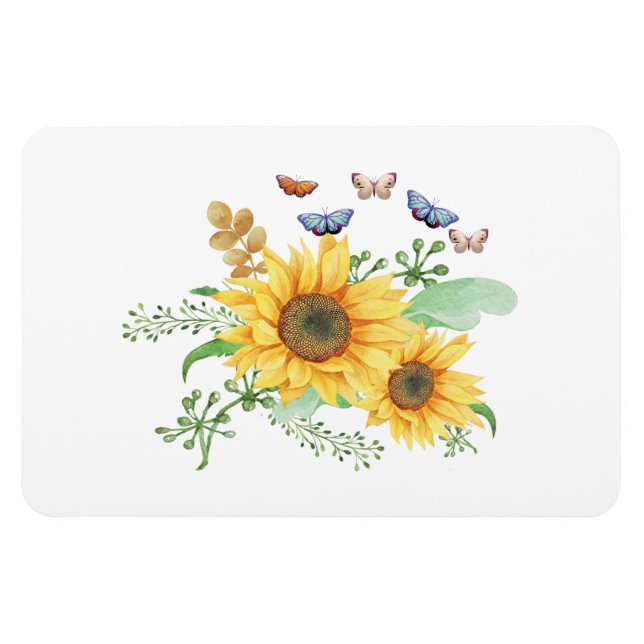solfjäril vår magnet (Horisontell)