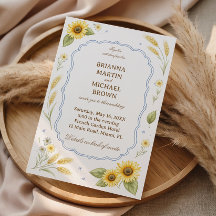 Solfjörsblomma Rustik Elegant Bröllop