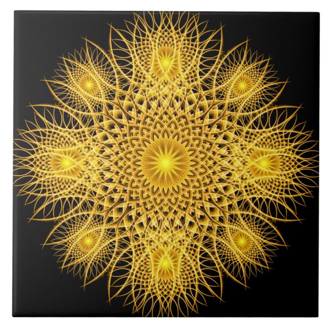 SolflingaMandala Kakelplatta (Framsidan)