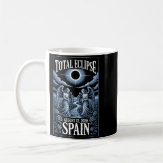 Solförmörkelse 12 augusti 2026 Spanien Total Desig Kaffemugg