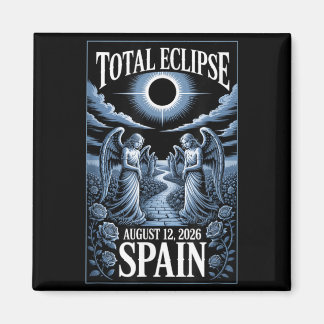 Solförmörkelse 12 augusti 2026 Spanien Total Desig Magnet