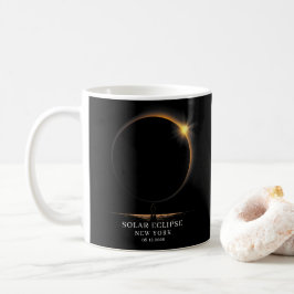 Solförmörkelse 2026 Celest astronomi Kaffemugg