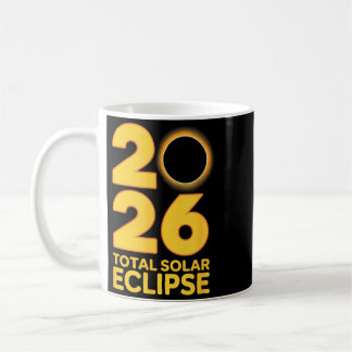 Solförmörkelse 2026 Förmörkelse 12 aug 2026 Himmel Kaffemugg