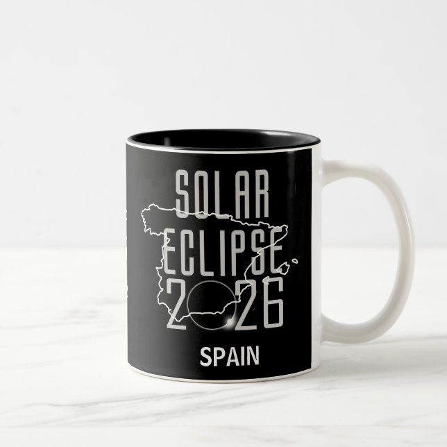 Solförmörkelse 2026 Spanien Mugg (Höger)