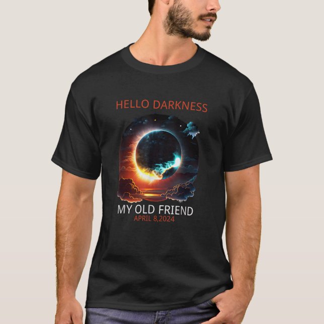 Solförmörkelse 8 april 2024  t shirt (Framsida)