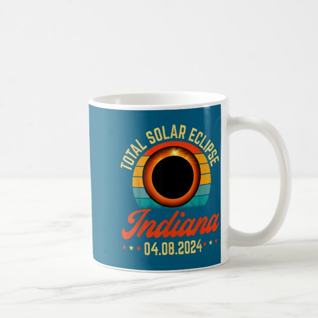 Solförmörkelse Indiana Total Sol Design Kaffemugg (Höger)