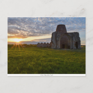 Solförnedrings vykort från St Benet's Abbey