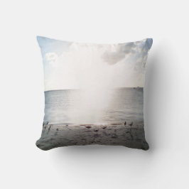 Solglans på stranden kudde