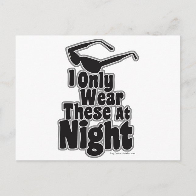 Solglasögon Efter Mörkret Vykort (Framsida)