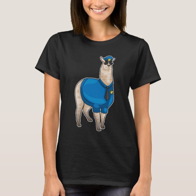 Solglasögon för Alpaca-polisen T Shirt (Framsida)
