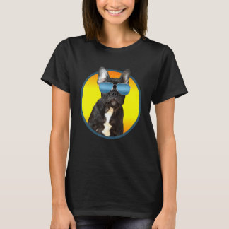 Solglasögon På Fransk Bulldogg T Shirt