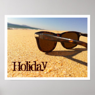 Solglasögon på Poster av persika