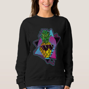 Solglasögon Pineapple 80s Tropisk Sommar Vaporwave T Shirt