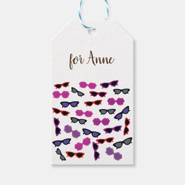 Solglasögon Presentetikett (Framsidan)