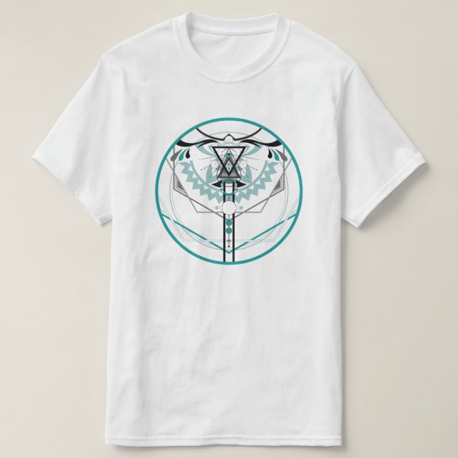 Solglyf i helig tee (Design framsida)