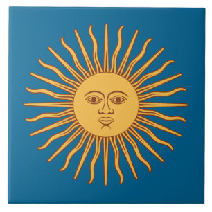 Solgudsymbol Kakelplatta