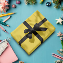 Solgul enfärgad | Klassisk | Elegant Presentpapper