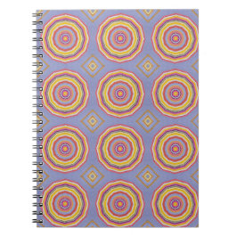 Solhalo Geometrisk Spiralanteckningsbok Anteckningsbok