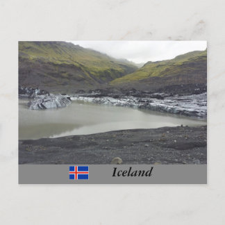 Sólheimajökull Glacier, Island Vykort