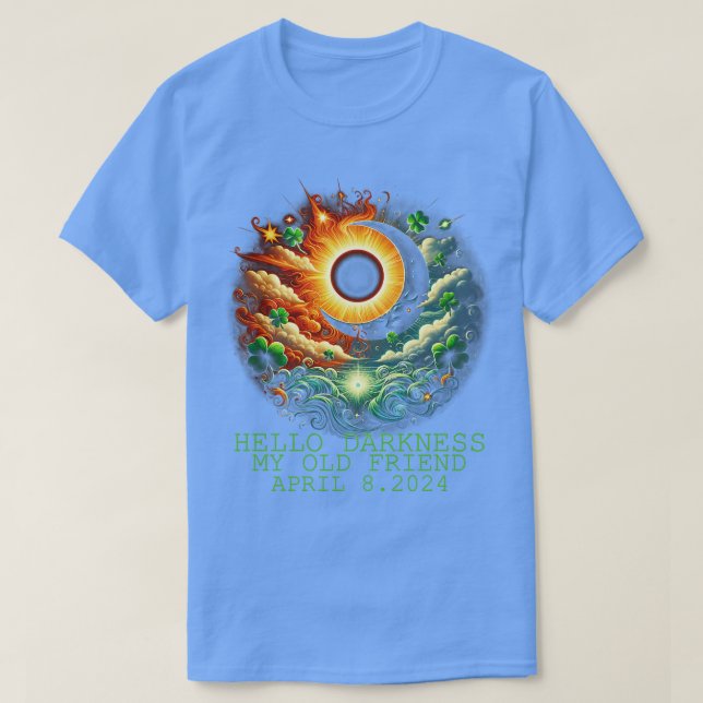 Solhelgeclipse, april 2024 t shirt (Design framsida)