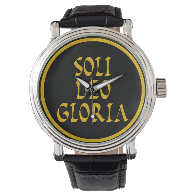Soli Deo Gloria Armbandsur (Framsida)