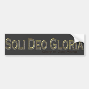 Soli Deo Gloria Bildekal