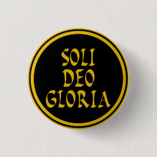 Soli Deo Gloria Button Knapp