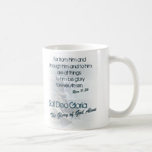 Soli Deo Gloria/den ensamma härligheten av gud Kaffemugg