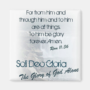 Soli Deo Gloria/Guds Ensam Magnet