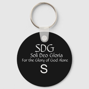 Soli Deo Gloria Nyckelring