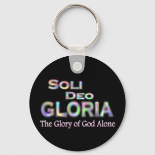 Soli Deo Gloria- rainbow Nyckelring
