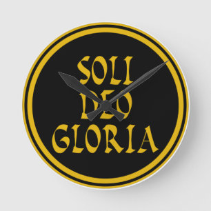 Soli Deo Gloria Rund Klocka