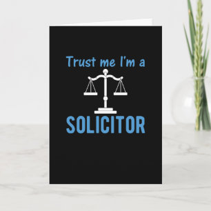 Solicitor Gift Lawyer och advokatkår Kort