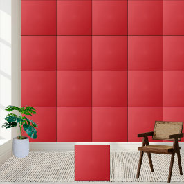 Solid Alizarin Crimson Ceramic Tile Kakelplatta