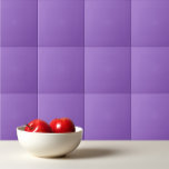 Solid amethyst purple kakelplatta<br><div class="desc">Solid color amethyst purple design.</div>