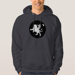 Solid B&W Hoodie för spökstad