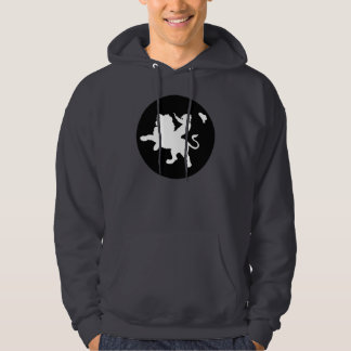 Solid B&W Hoodie för spökstad