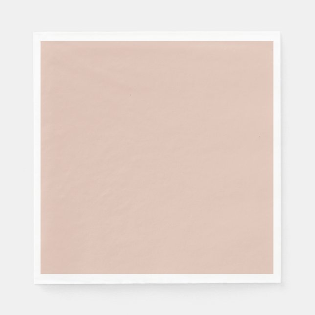 Solid Beige Pappersservett (Framsidan)